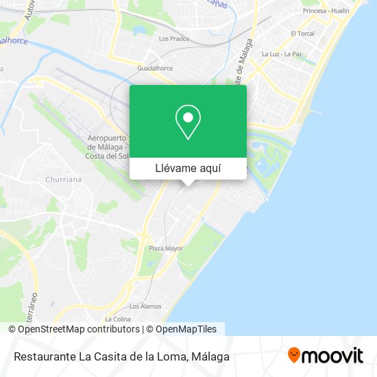 Mapa Restaurante La Casita de la Loma