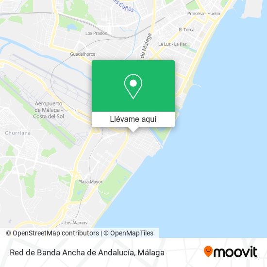 Mapa Red de Banda Ancha de Andalucía