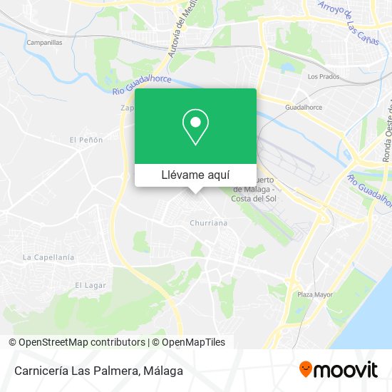 Mapa Carnicería Las Palmera