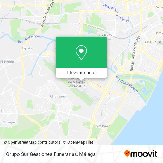 Mapa Grupo Sur Gestiones Funerarias