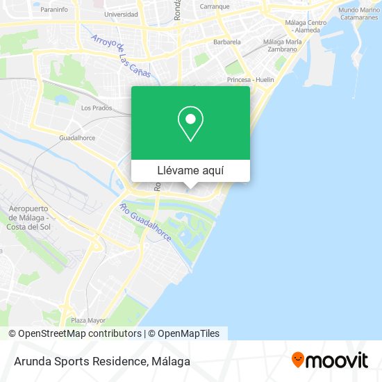 Mapa Arunda Sports Residence