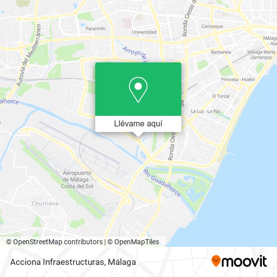 Mapa Acciona Infraestructuras