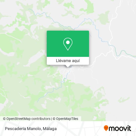 Mapa Pescadería Manolo