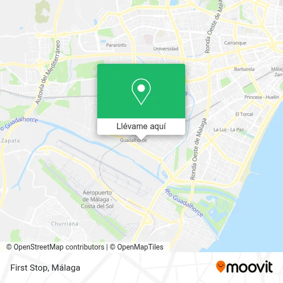 Mapa First Stop