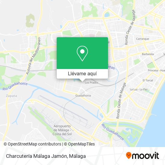Mapa Charcutería Málaga Jamón