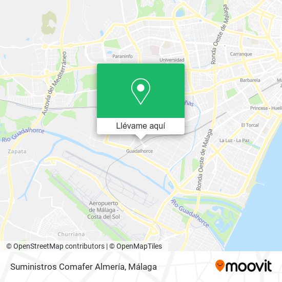 Mapa Suministros Comafer Almería