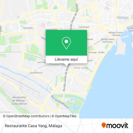 Mapa Restaurante Casa Yang