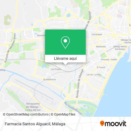 Mapa Farmacia Santos Alguacil