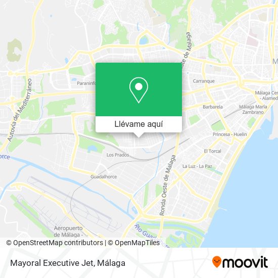 Mapa Mayoral Executive Jet