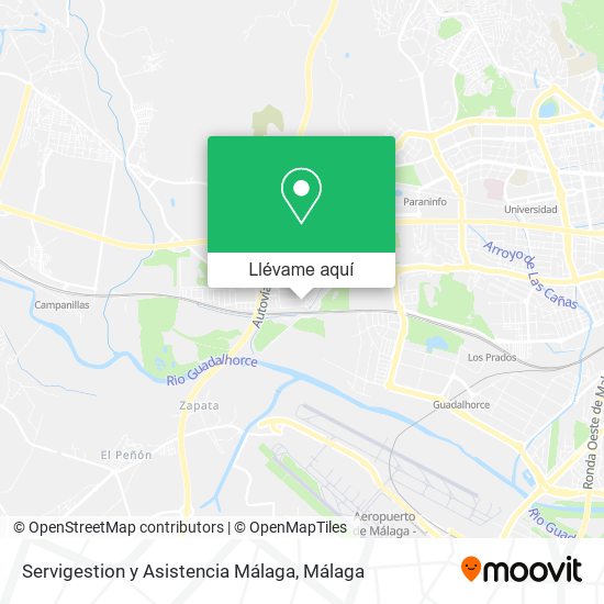 Mapa Servigestion y Asistencia Málaga