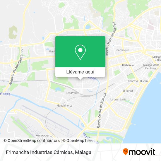 Mapa Frimancha Industrias Cárnicas