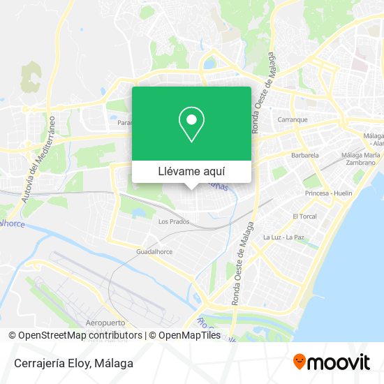 Mapa Cerrajería Eloy