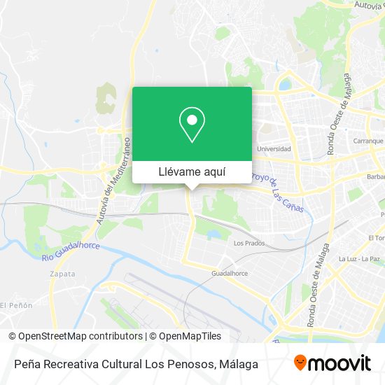 Mapa Peña Recreativa Cultural Los Penosos
