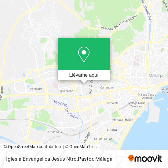 Mapa Iglesia Envangelica Jesús Ntro.Pastor