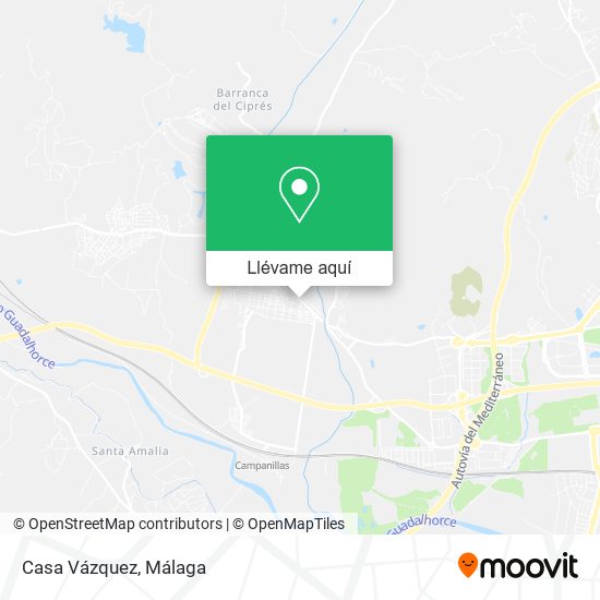 Mapa Casa Vázquez
