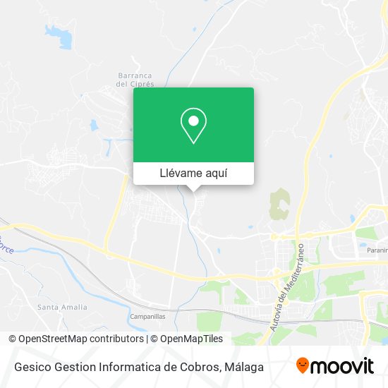 Mapa Gesico Gestion Informatica de Cobros