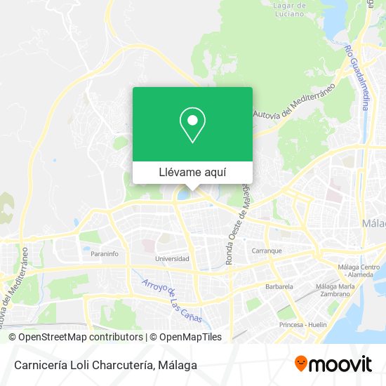 Mapa Carnicería Loli Charcutería