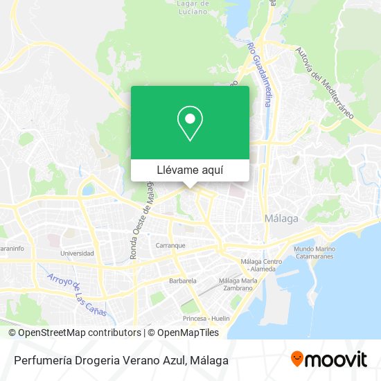 Mapa Perfumería Drogeria Verano Azul
