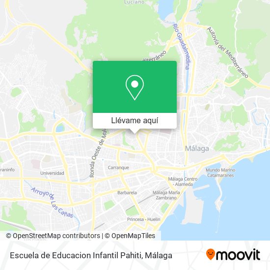 Mapa Escuela de Educacion Infantil Pahiti