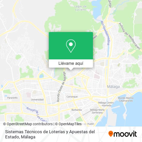 Mapa Sistemas Técnicos de Loterías y Apuestas del Estado