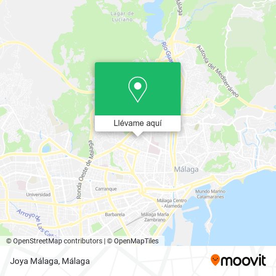 Mapa Joya Málaga