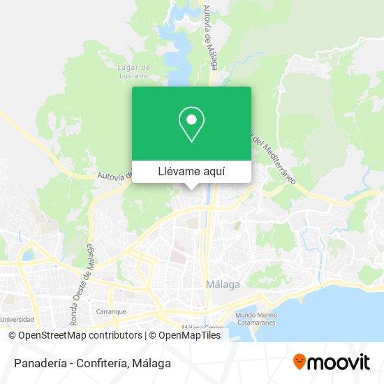 Mapa Panadería - Confitería