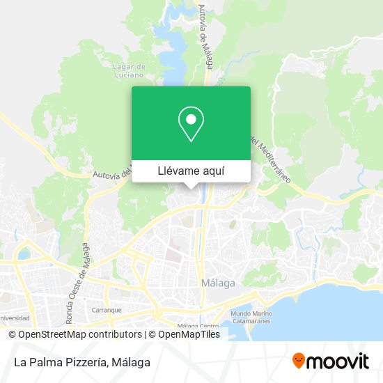 Mapa La Palma Pizzería