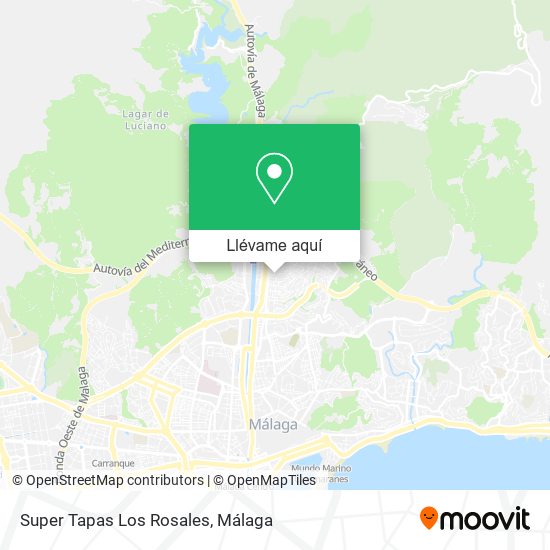 Mapa Super Tapas Los Rosales