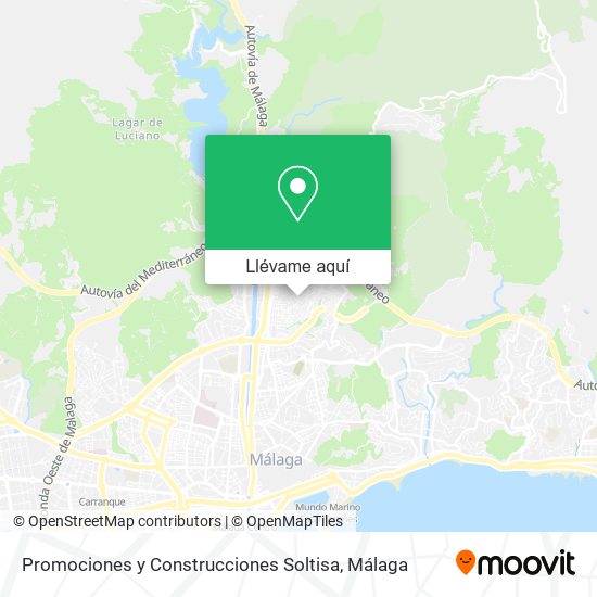 Mapa Promociones y Construcciones Soltisa