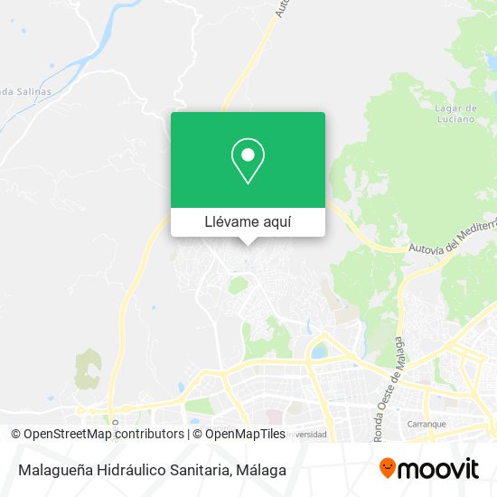 Mapa Malagueña Hidráulico Sanitaria