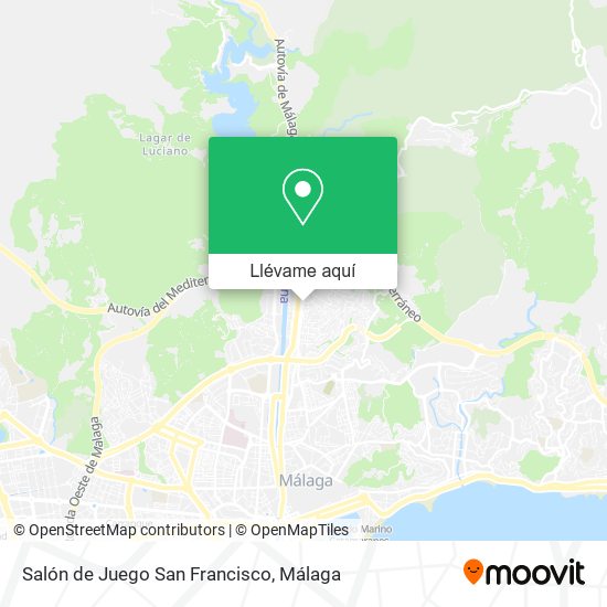 Mapa Salón de Juego San Francisco