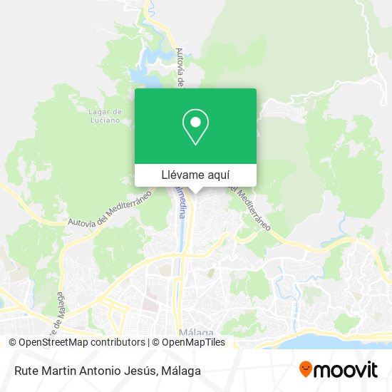 Mapa Rute Martin Antonio Jesús