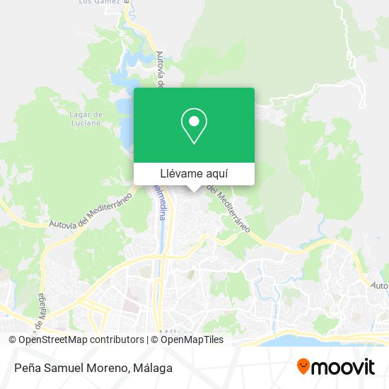 Mapa Peña Samuel Moreno