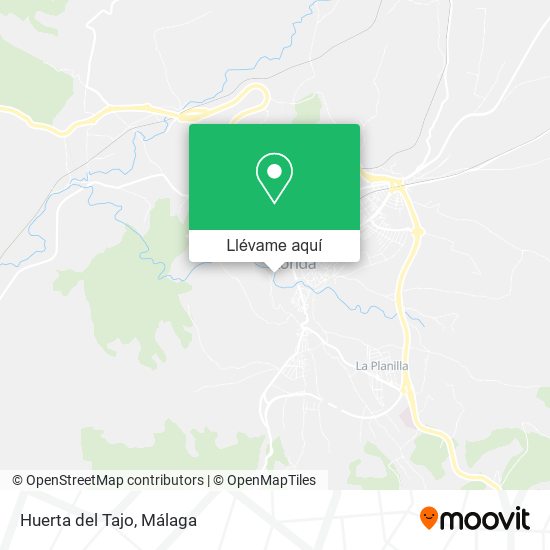 Mapa Huerta del Tajo