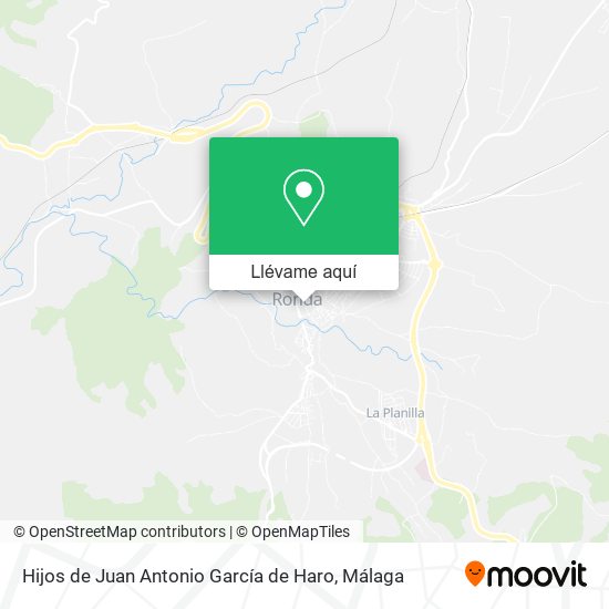 Mapa Hijos de Juan Antonio García de Haro