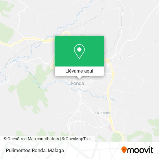 Mapa Pulimentos Ronda