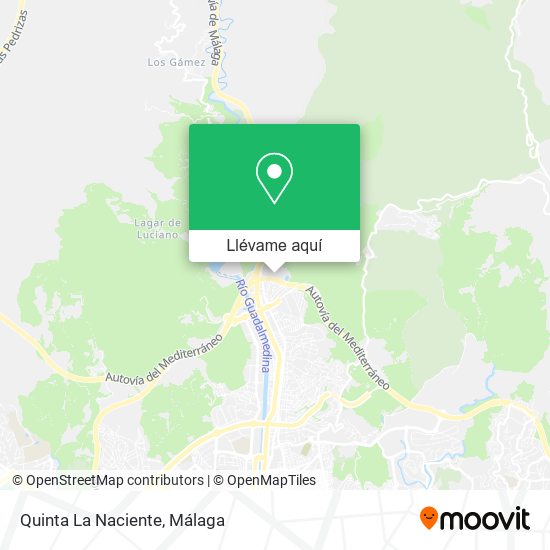 Mapa Quinta La Naciente