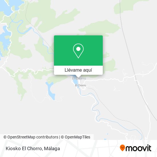 Mapa Kiosko El Chorro