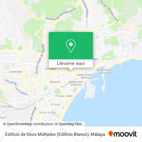 Mapa Edificio de Usos Múltiples (Edificio Blanco)