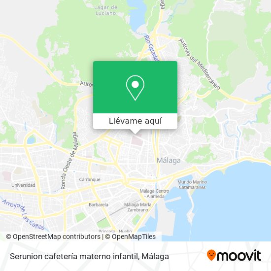 Mapa Serunion cafetería  materno infantil