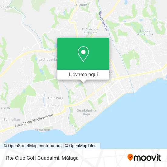 Mapa Rte Club Golf Guadalmi