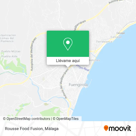 Mapa Rousse Food Fusion