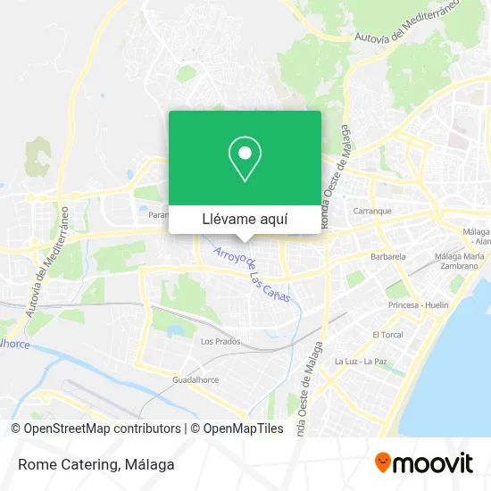 Mapa Rome Catering