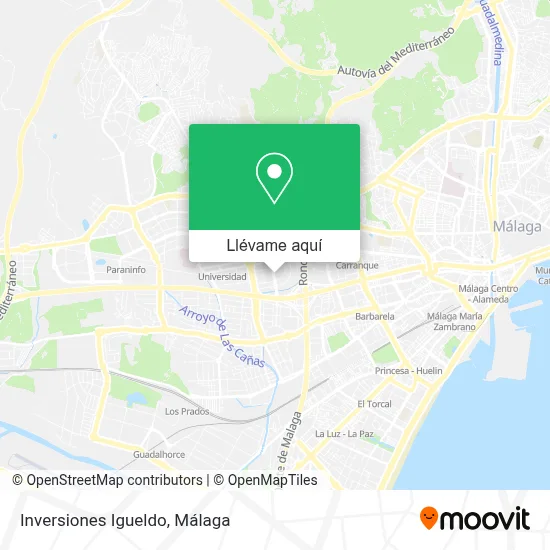 Mapa Inversiones Igueldo