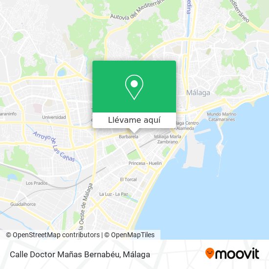 Mapa Calle Doctor Mañas Bernabéu