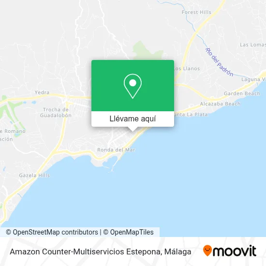 Mapa Amazon Counter-Multiservicios Estepona