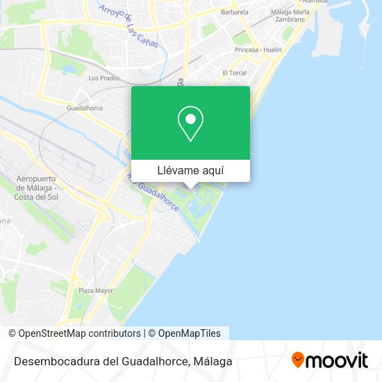 Mapa Desembocadura del Guadalhorce
