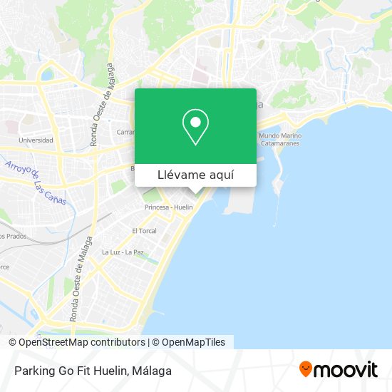 Mapa Parking Go Fit Huelin