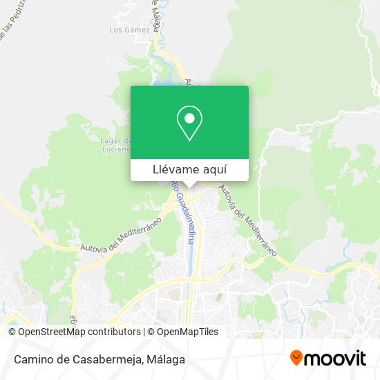 Mapa Camino de Casabermeja