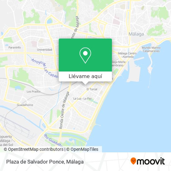 Mapa Plaza de Salvador Ponce